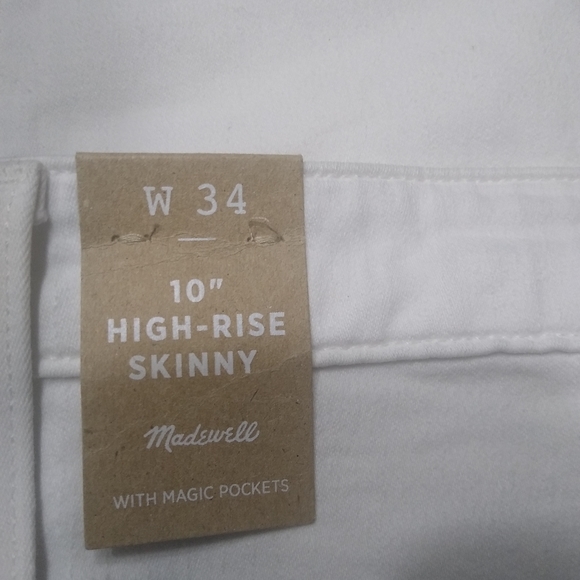 New Madewell 10" High-Rise Skinny Jeans AJ233 - Picture 10 of 10